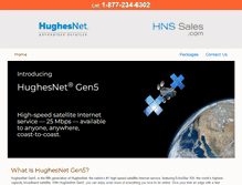 Tablet Screenshot of hnssales.com